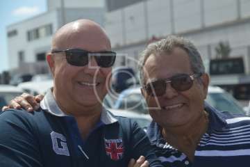 Descubrimiento de la placa de la calle que lleva el nombre de Sebastián Grisaleña (Foto TA)